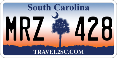 SC license plate MRZ428
