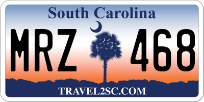 SC license plate MRZ468