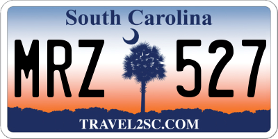 SC license plate MRZ527