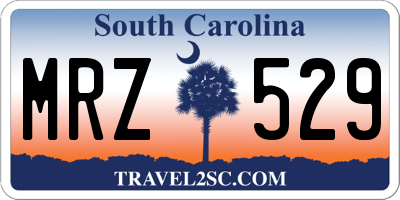 SC license plate MRZ529