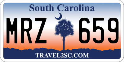 SC license plate MRZ659
