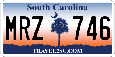 SC license plate MRZ746