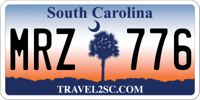 SC license plate MRZ776