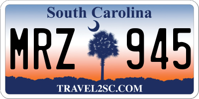 SC license plate MRZ945