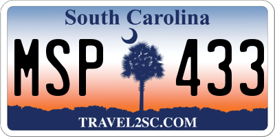 SC license plate MSP433