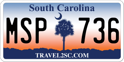 SC license plate MSP736