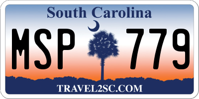 SC license plate MSP779