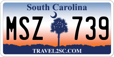 SC license plate MSZ739