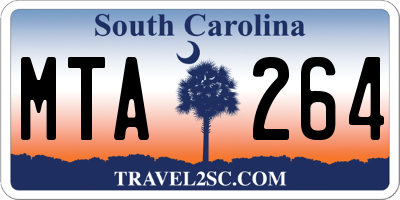 SC license plate MTA264