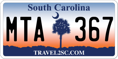 SC license plate MTA367