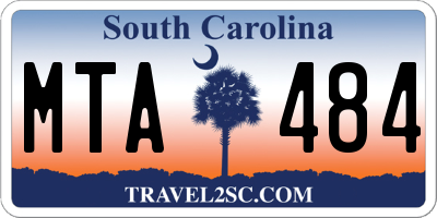 SC license plate MTA484