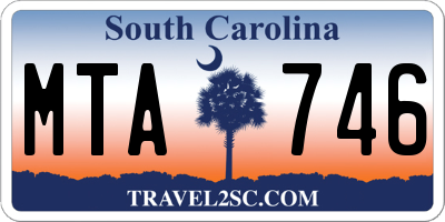 SC license plate MTA746