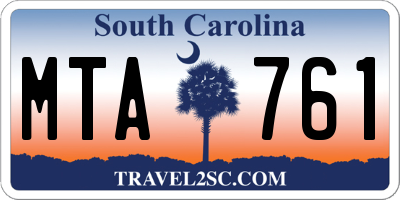 SC license plate MTA761