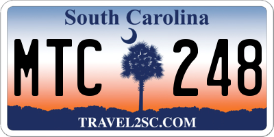 SC license plate MTC248