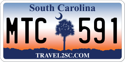 SC license plate MTC591