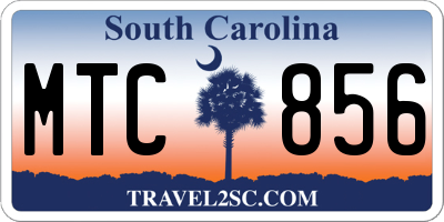 SC license plate MTC856
