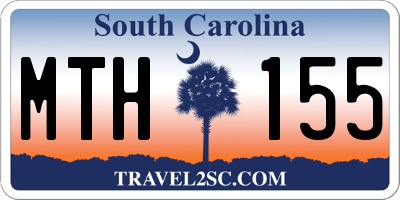 SC license plate MTH155