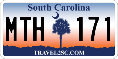 SC license plate MTH171