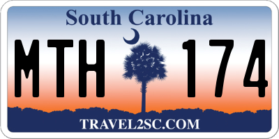 SC license plate MTH174
