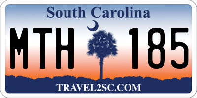 SC license plate MTH185