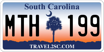 SC license plate MTH199