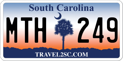 SC license plate MTH249