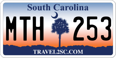 SC license plate MTH253