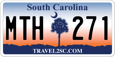 SC license plate MTH271