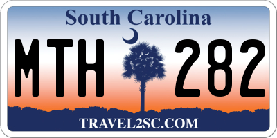 SC license plate MTH282