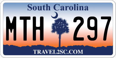 SC license plate MTH297