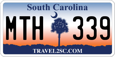 SC license plate MTH339
