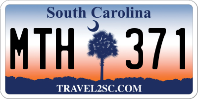 SC license plate MTH371