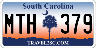 SC license plate MTH379