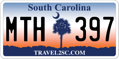 SC license plate MTH397