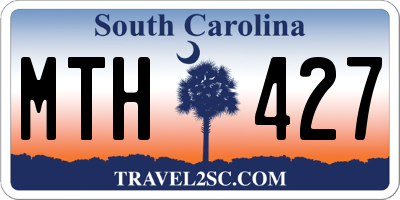 SC license plate MTH427