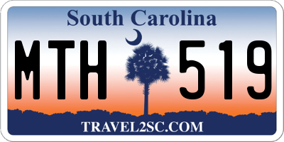 SC license plate MTH519