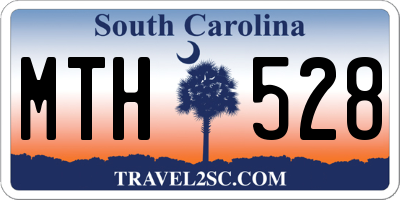 SC license plate MTH528
