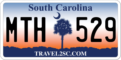 SC license plate MTH529