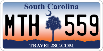 SC license plate MTH559