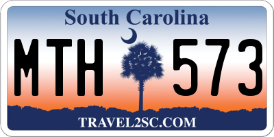 SC license plate MTH573