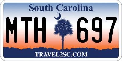 SC license plate MTH697