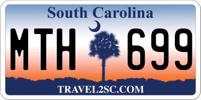 SC license plate MTH699