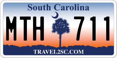 SC license plate MTH711