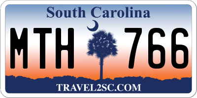 SC license plate MTH766