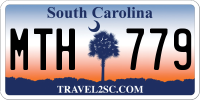 SC license plate MTH779