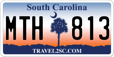 SC license plate MTH813