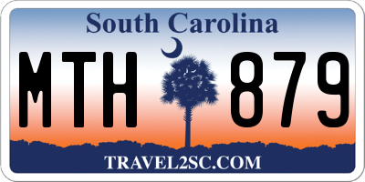 SC license plate MTH879