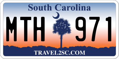SC license plate MTH971