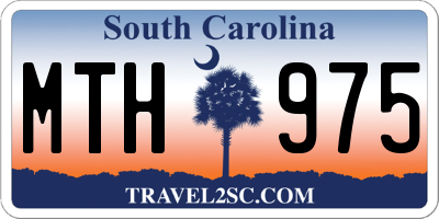 SC license plate MTH975