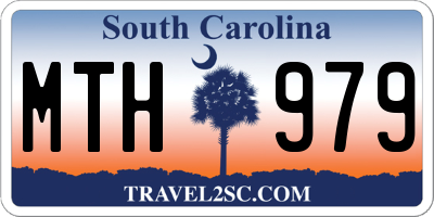 SC license plate MTH979